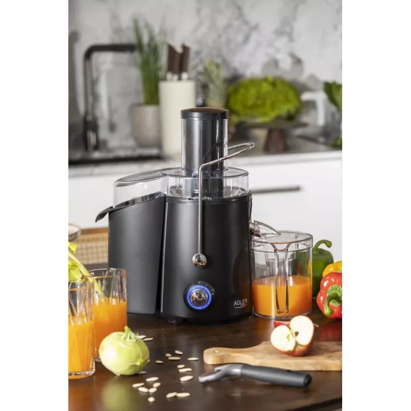 Linko Adler AD 4127 — 1000 W, musta, mehusäiliö, 3,9 kg