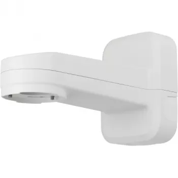 Hanwha SBP-156WMW seinä-/tolppakiinnitysvarsi XNP-9300RW/8300RW/6400RW-kupolikameroille, alumiini, 135 mm, valkoinen