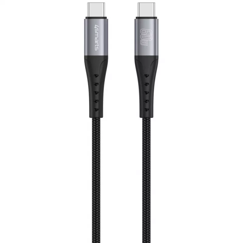 USB-kaapeli 4smarts 541454 1,5 m USB-C musta