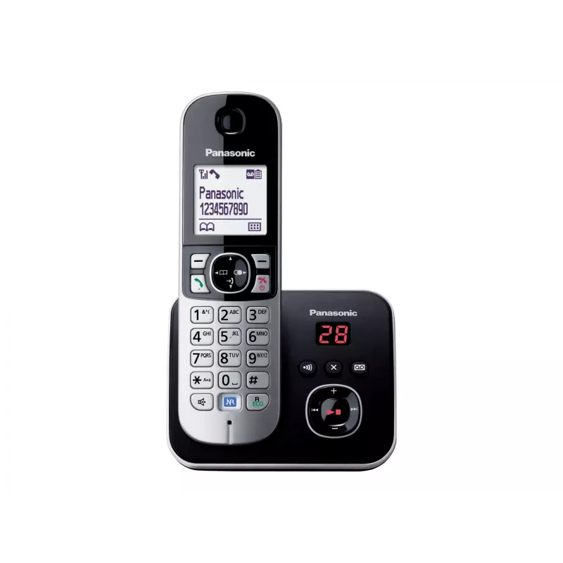DECT-puhelin Panasonic KX-TG6821GB musta