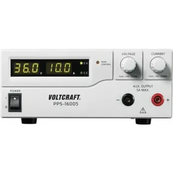 Laboratorioteholähde Voltcraft PPS-16005 1–36V DC, 0–10A