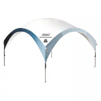 FastPitch Event Shelter XL, paviljonki hopea/tummansininen, 4,5 x 4,5 metriä
