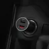 Xiaomi 37 watin kaksiporttinen autolaturi musta, musta