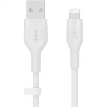Kaapeli Belkin Cbl Scicone USB-A LTG 2M blc valkoinen USB A USB C Lightning