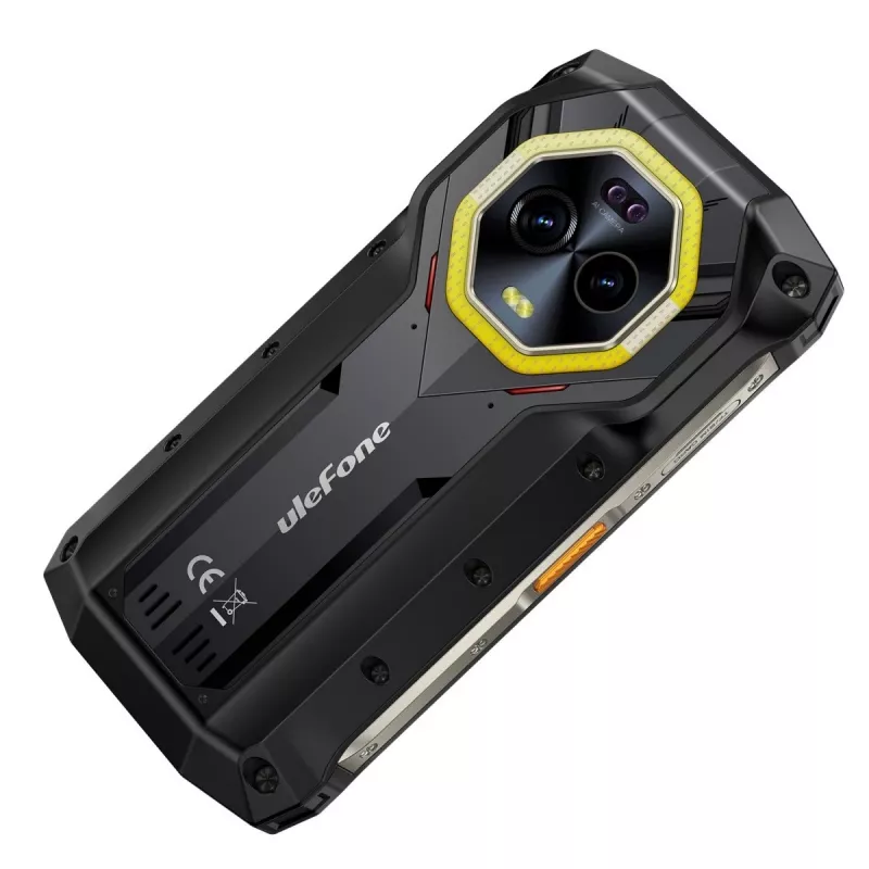 Ulefone Armor Mini 20 älypuhelin, 4,7 tuumaa, Helio G99, 8GB RAM, 256GB, 6200 mAh, Android 14, musta