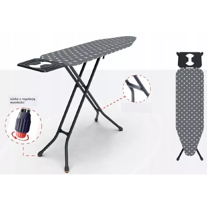 SILITYSLAUTA 120x38cm PROMIS PKD50 STAR tukeva, korkeussäädettävä vakaus