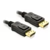 DisplayPort-kaapeli DeLOCK 82423 1 m uros-uros musta