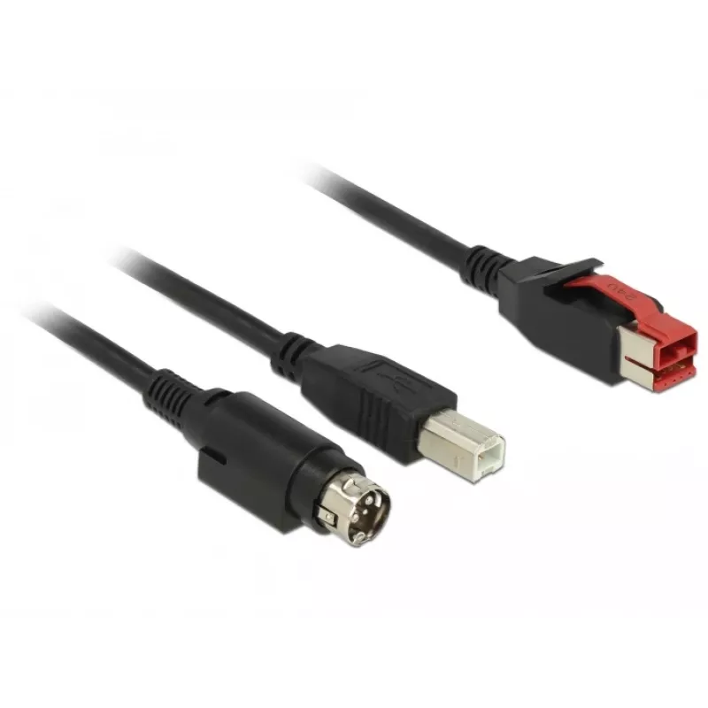 USB-kaapeli DeLOCK 85489 USB 2.0 3 m USB B, musta