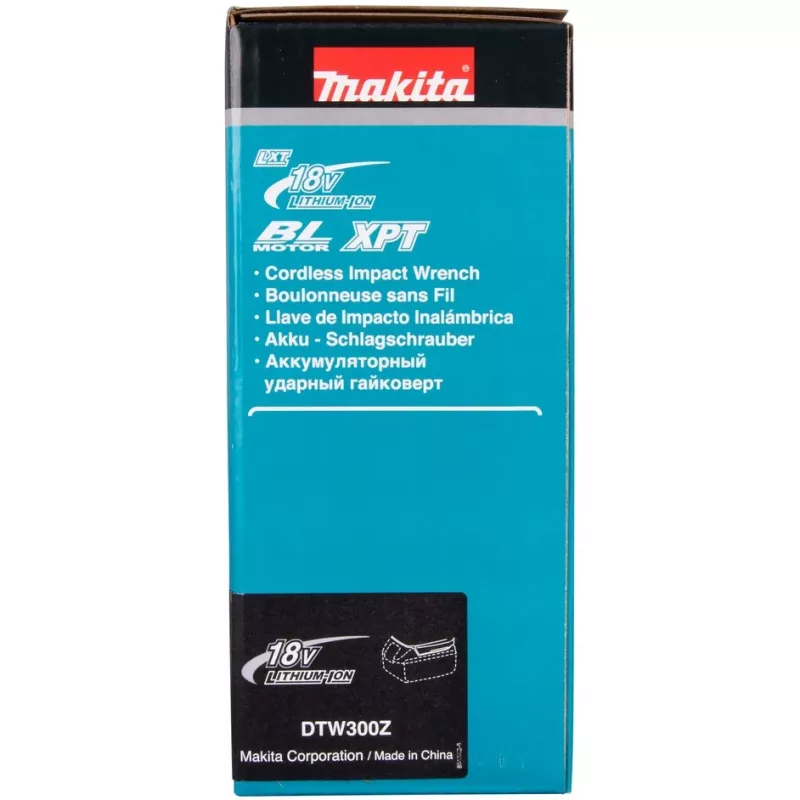 Makita DTW300Z akku-iskuruuvinväännin 3200 kierr./min musta, sininen