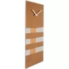 NeXtime seinäkello 2855co Bold Stripes, 38x19 cm, seinäkello, kupari