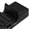 Pöytä-USB-3.1-Gen-1-keskitin SILVERSTONE SST-UC03B-PRO – 7 USB-liitäntää