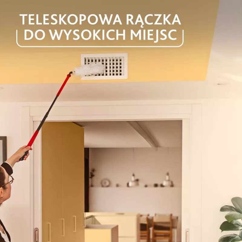 Vileda kihveli pitkällä varrella + 1 Flex&Catch-täyttöpakkaus