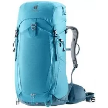 Reppu DEUTER Trail Pro 34 SL – 34 L naisten vaellusreppu, kevyt ja kestävä, lagoon-atlantic