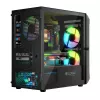 Tietokonekotelo Logic Concept Portos Mini ARGB Micro ATX musta