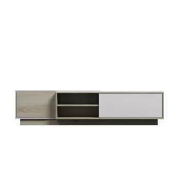 Cama TV-kaappi SIGMA1 180 Sonoma-tammi/valkoinen kiiltävä