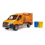 BRUDER malliajoneuvo MB Sprinter jäteauto BR-02682, mittakaavainen leikkikopio