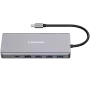 Canyon USB-13-in1 HUB USB-C 2xHDMI4xUSB2xUSB-CRJ45VGA vähittäismyynti