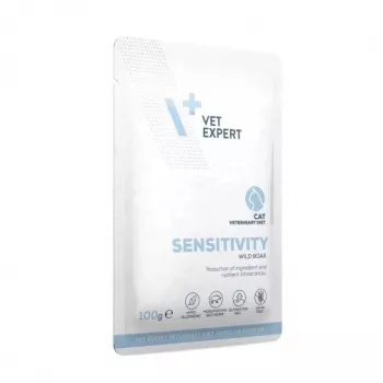 Märkäruoka kissoille VETEXPERT Veterinary Diet Sensitivity pussi 100 g — villisika, viljaton, aikuiset kissat