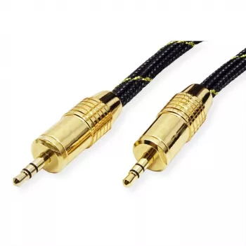 ROLINE GOLD 3,5 mm audiokaapeli uros/uros 5,0 m (11.09.4285)