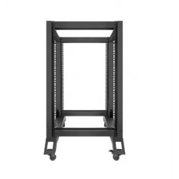 Lanberg Open Rack 19 18u 600x800 musta Lanberg