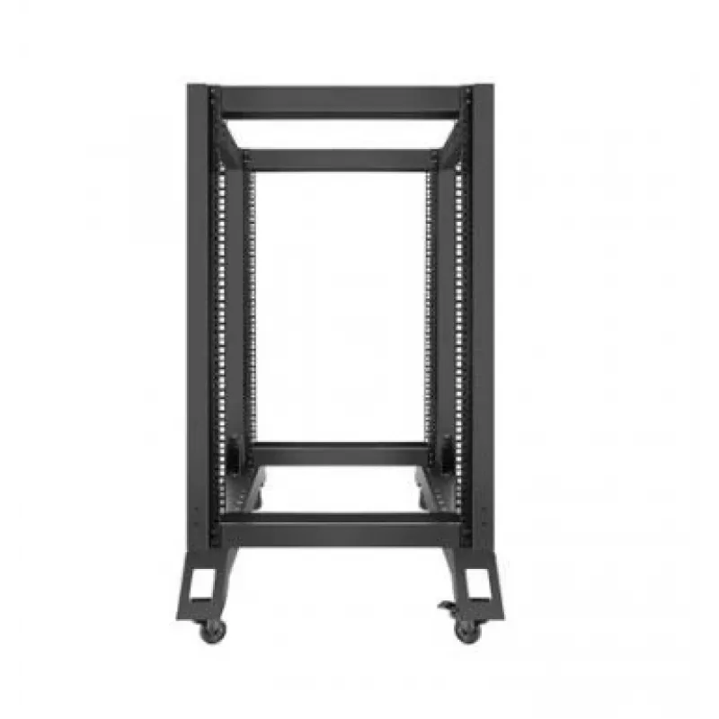 Lanberg Open Rack 19 18u 600x800 musta Lanberg