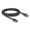 DeLOCK RJ45 verkkokaapeli Cat.8.1 S/FTP 2m 40Gbps musta