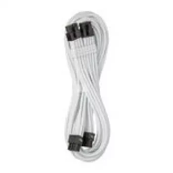 CableMod C-Series Pro ModMesh Bridged-Connection -kaapeli - 8+8-pin PCIe, valkoinen, 60 cm