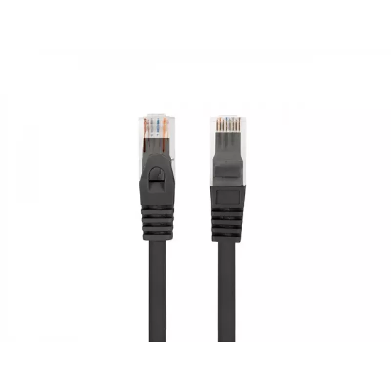 Verkkokaapeli LANBERG PCU6-10CU-1000-BK Cat6 U/UTP RJ-45 10 m musta