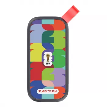 SanDisk - FIFA World Cup 2026 Edition - SSD - 1 TB - ulkoinen (kannettava) - USB 3.2 Gen 2 (USB-C-liitäntä) (SDSSDE30F-1T00-G25)