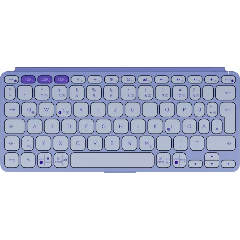 Logitech Keys-To-Go 2, lila, Bluetooth, German, 920-012966