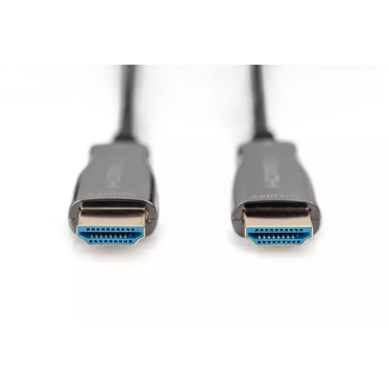 HDMI AOC hybridi-kuituoptinen kaapeli Digitus AK-330125-200-S