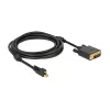 Videokaapeliadapteri DeLOCK 83727 Mini DisplayPort - DVI-D 3 m