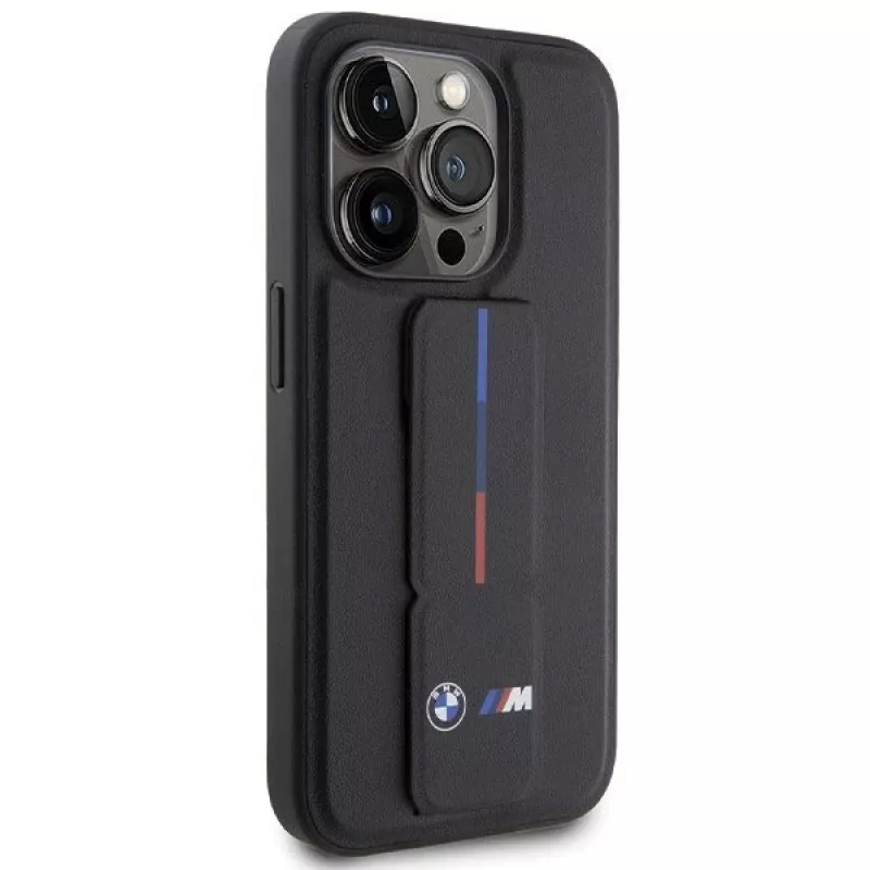BMW | BMHCP15X22GSLK | takakansi | Apple | iPhone 15 Pro Max | TPU, PC, ekotekonahka | musta