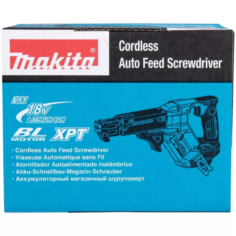 Makita DFR552Z akkukäyttöinen ruuvinvääntäjä lippaalla, 18 V Li-Ion, 4500 rpm, 1/4"