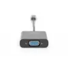 DIGITUS DA-70853 USB-C - VGA-sovitin, Full HD 1080p, musta