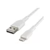 Belkin BOOST CHARGE - Lightning-kaapeli - Lightning uros - USB uros - 3 m - valkoinen - Apple iPad/iPhone/iPod (Lightning)