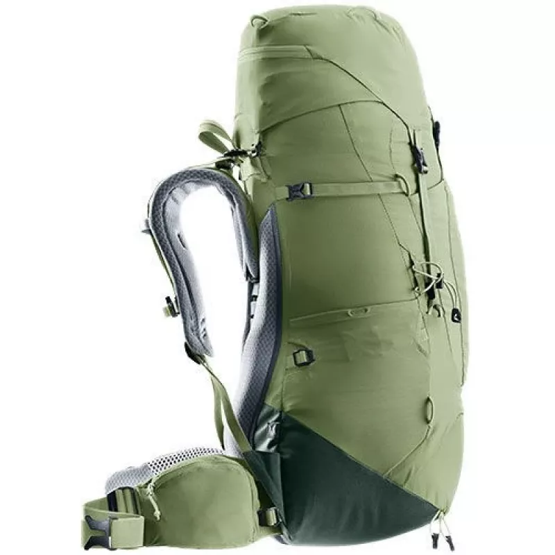 Deuter Aircontact Lite 45+10 SL naisten vaellusreppu musta