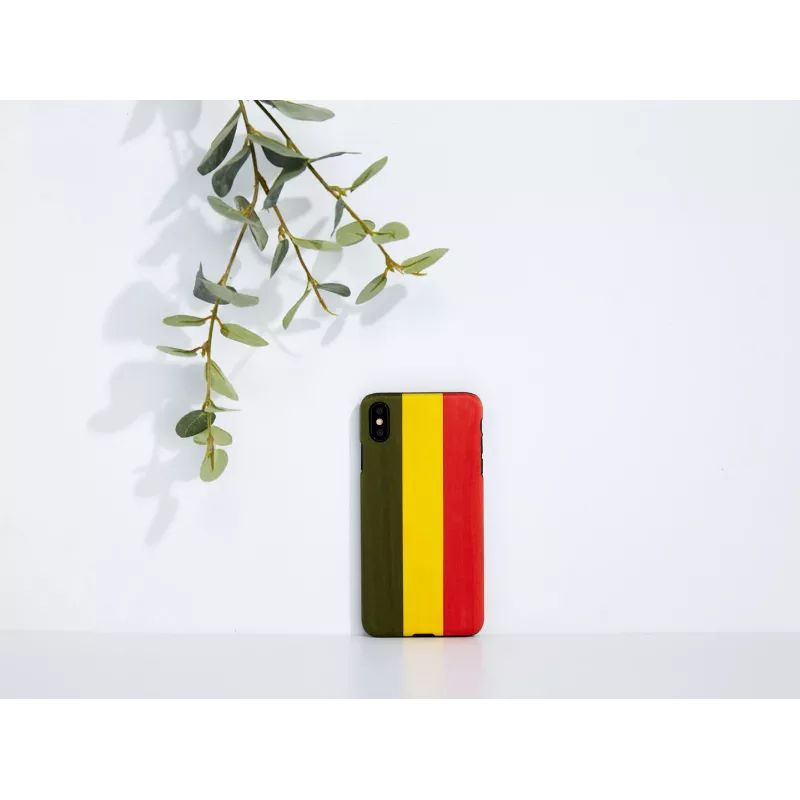 Älypuhelinkotelo man and wood iPhone XS Max – malli Reggae, musta