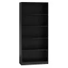 Topeshop R80 CZERŃ toimistohylly
