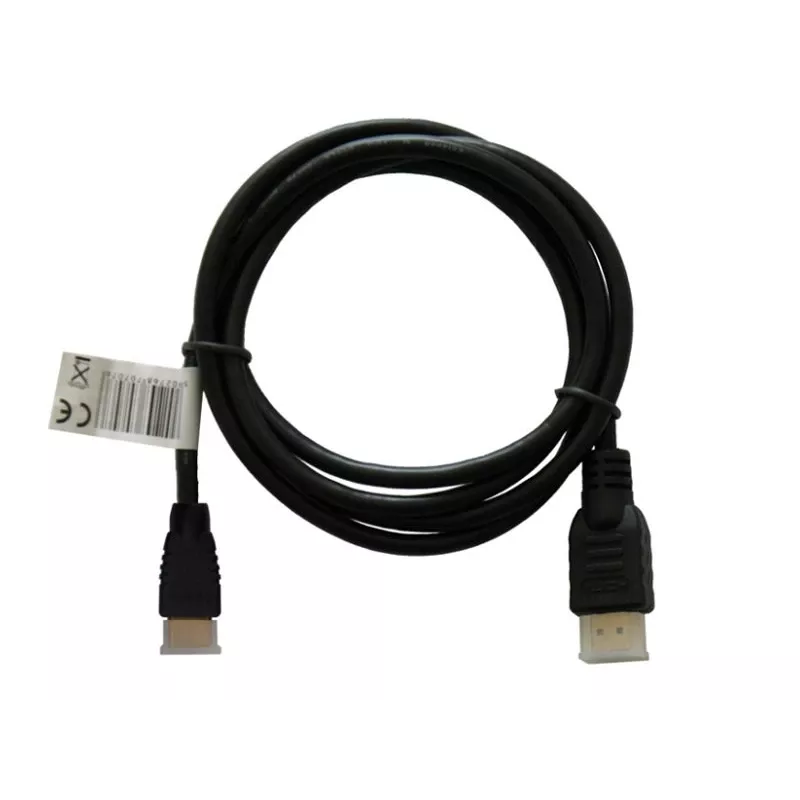 HDMI-kaapeli SAVIO CL-39 1 m — Type-A (uros) Type-D Micro (uros), HDMI 1.4, 4096x2160, ARC, Ethernet, kullatut kontaktit, musta