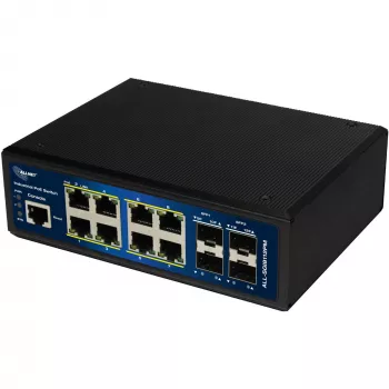 ALLNET teollisuus-PoE-kytkin ALL-SGI8112PMJ 8+4 porttia