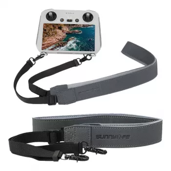 Nahkainen kantohihna DJI Smart Controller / RC PRO / RC -ohjaimelle Sunnylife GS394 – varasilmukka ohjaimen kiinnitykseen