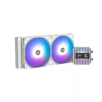 Zalman ALPHA2 A24 WHITE tietokoneen jäähdytysjärjestelmä prosessori all-in-one-nestekylmä 12 cm