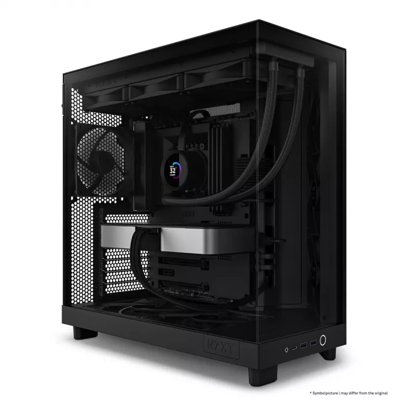 NZXT H6 Flow Midi-tornikotelo - musta