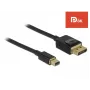 DisplayPort-kaapeli DeLOCK 84927 Mini DisplayPort 1 m musta