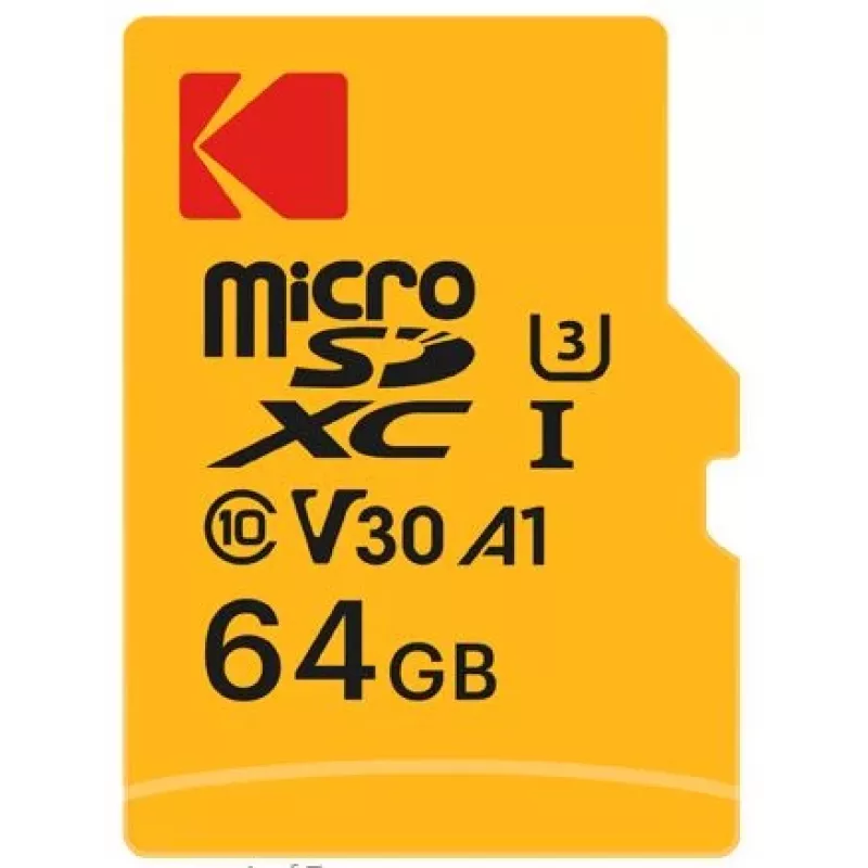 Flash-muisti Kodak 64GB UHS-I U3 Ultra EKMSDM64GXC10HPRK
