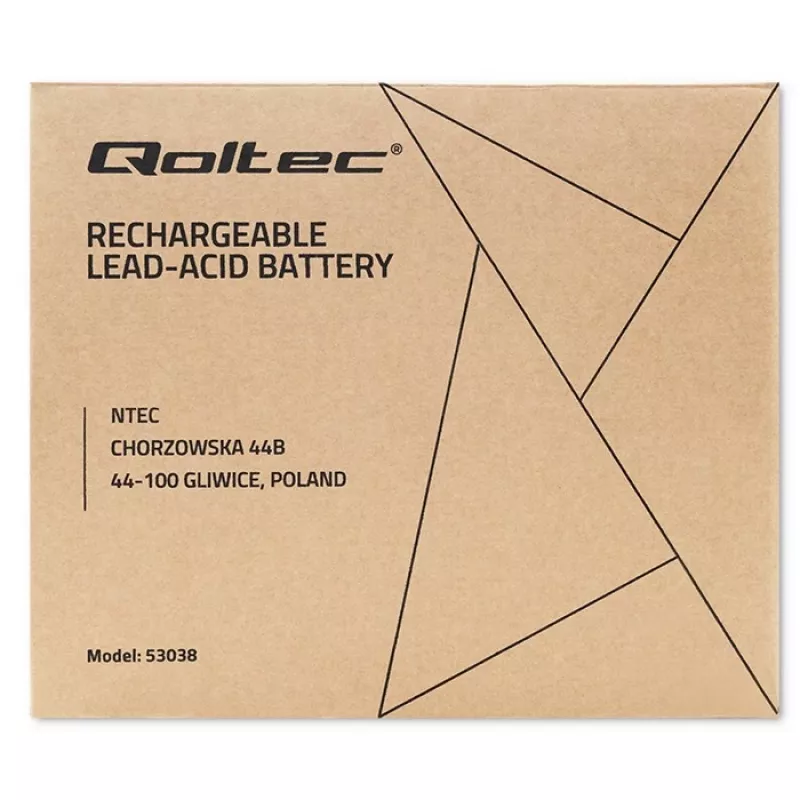 Qoltec 53038 AGM-akku | 12V | 100Ah | max 1200A
