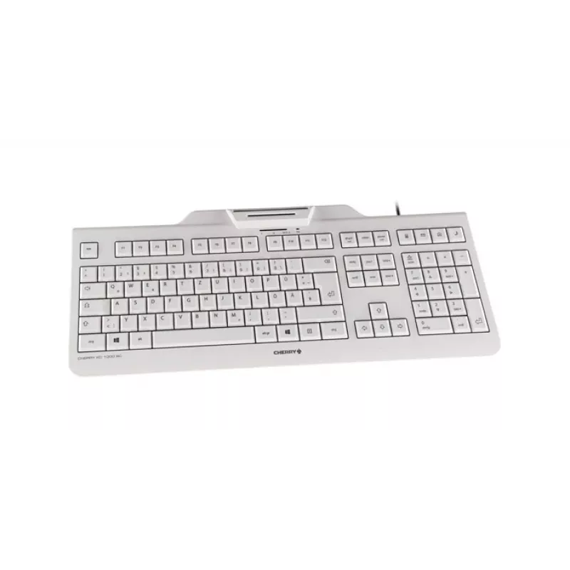 CHERRY KC 1000 SC langallinen älykorttinäppäimistö vaaleanharmaa USB QWERTY UK