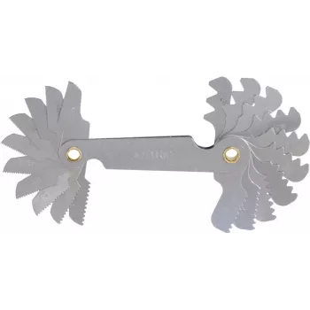 Kierreleuka-sarja ks tools 301.0090 — 22-osainen sarja ruuvikierteiden mittaleukoja
