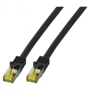 EFB-Elektronik RJ45 patch-kaapeli Cat.6A S/FTP LSZHCat.7 raakakaapeli musta 1,5 m valmistaja: EFB Elektronik (MK7001.1,5B)